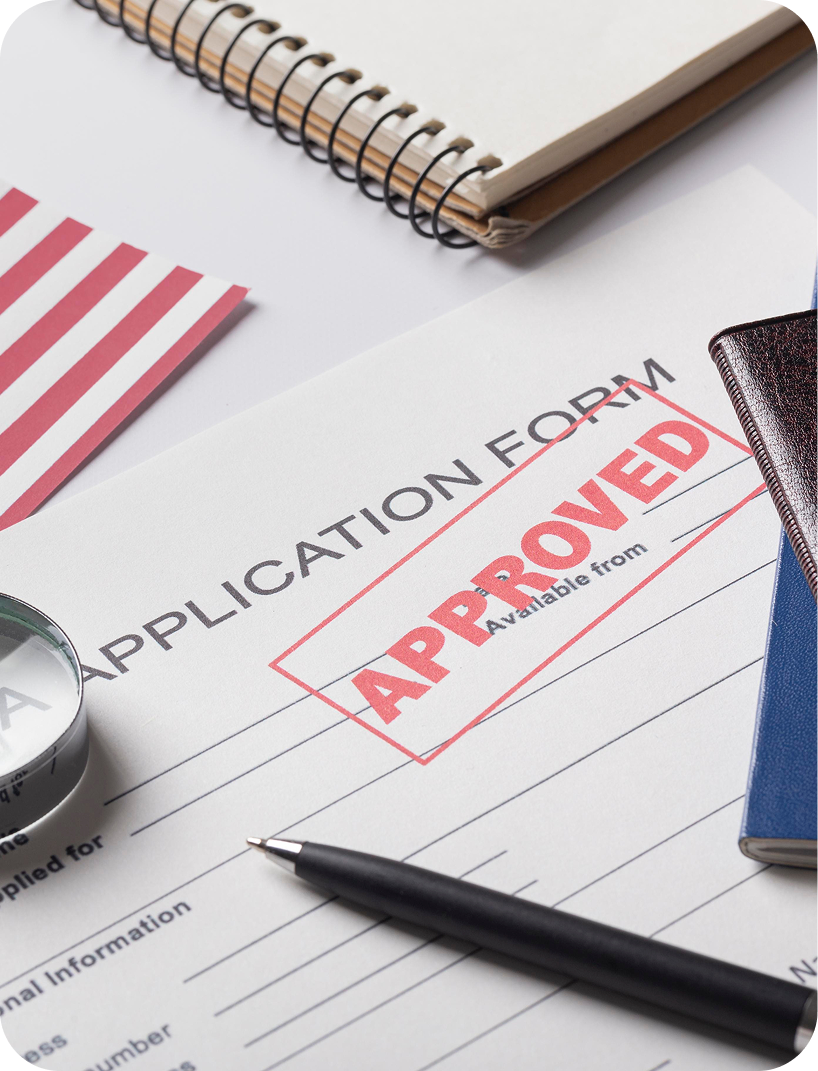 Approved application form