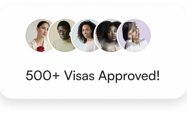 500+ Visas Approved!